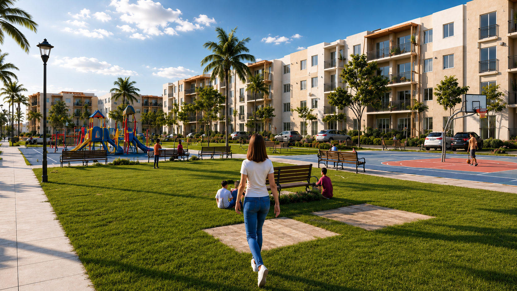 Park and sports area at Residencial Barrancolí